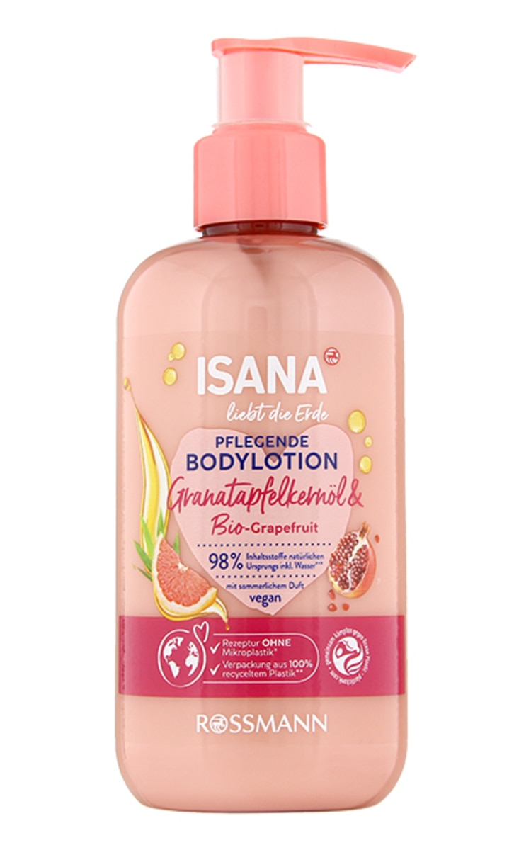 ISANA ISANA Pomegranate&Organic Grapefruit ķermeņa losjons, 250ml 250 ml