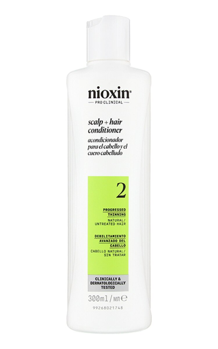 NIOXIN NIOXIN System No.2 kondicionieris dabiskiem matiem ar progresējošu tendenci kļūt plānākiem, 300ml