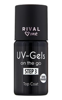 RIVAL LOVES ME UV-Gels On The Go Step3 верхнее покрытие для гель-лака, 8мл