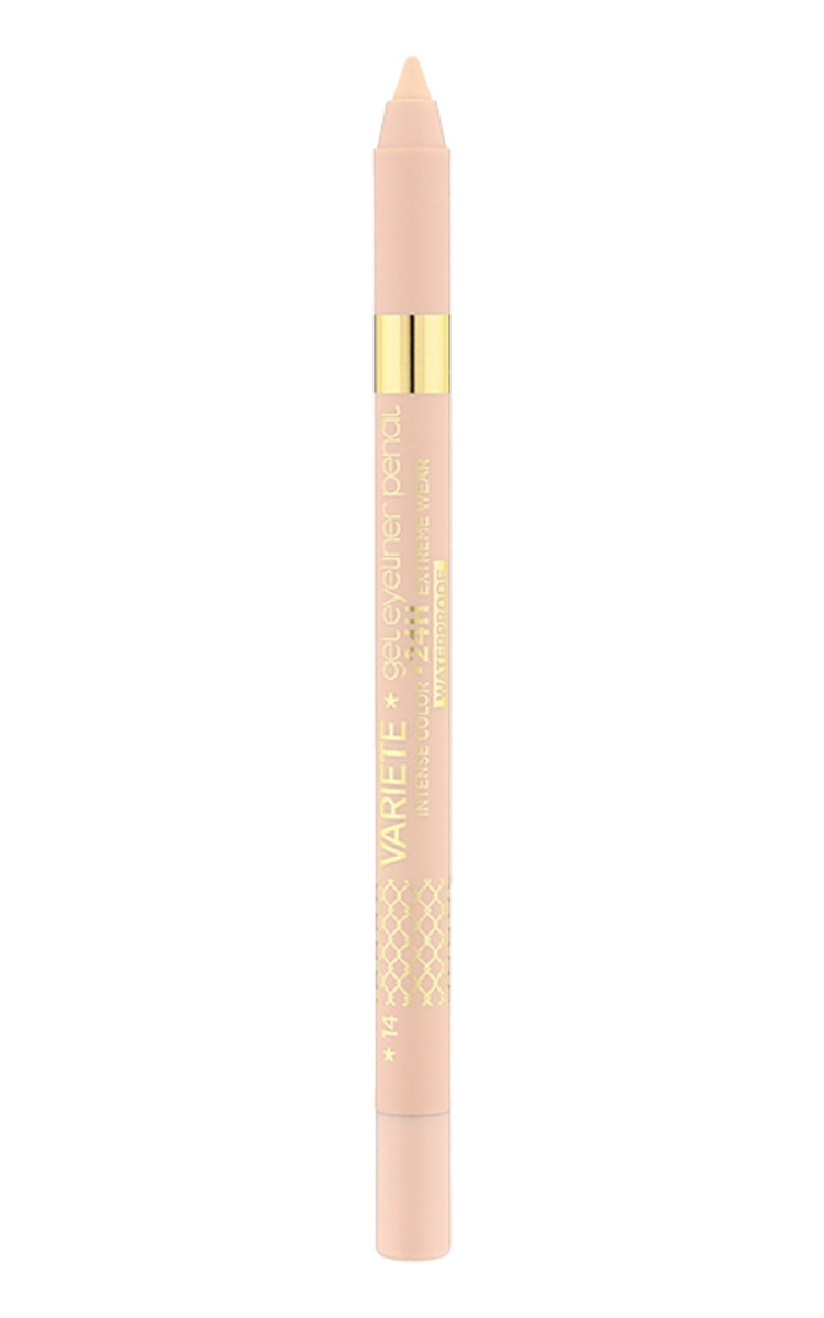 EVELINE EVELINE Variete Gel Metallic ūdensizturīgs acu zīmulis, 14, 9g Nude