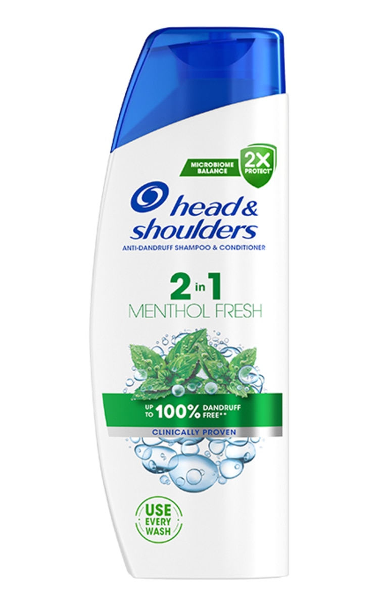 HEAD&SHOULDERS HEAD&SHOULDERS 2in1 Menthol pretblaugznu šampūns, 250ml 250 ml