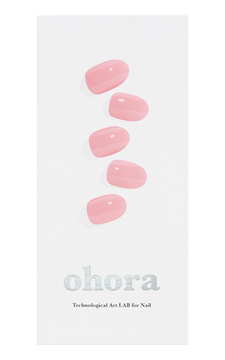 OHORA OHORA Semi Cured Gel Nail Strips (N Cream Pink) набор гелевых наклеек для маникюра, 30 наклеек