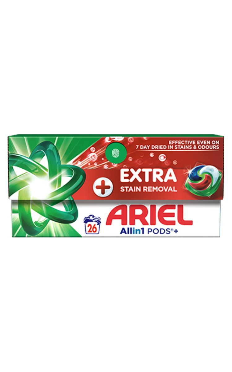 ARIEL ARIEL Extra Clean veļas mazgāšanas kapsulas, 26gab.