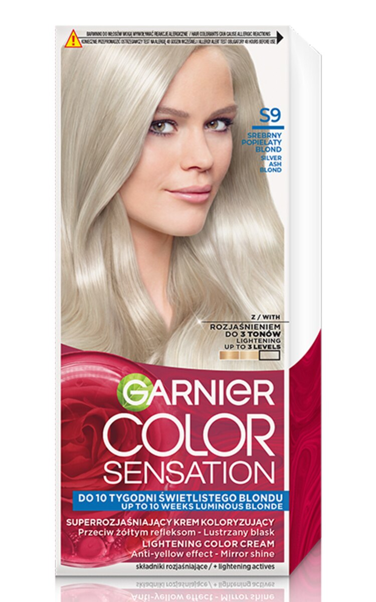 GARNIER SENSATION GARNIER COLOR SENSATION Краска для волос, S9 Silver Ash Blond 1 шт