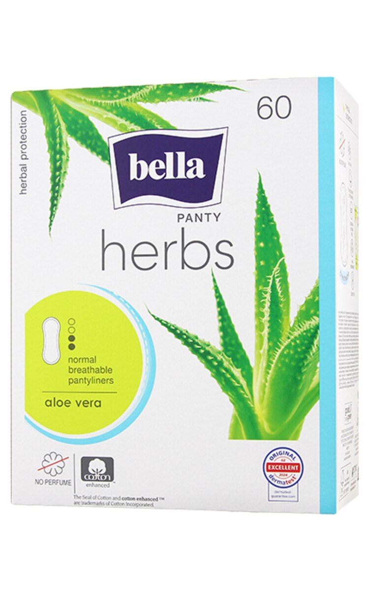 BELLA BELLA Panty Herbs Sensitive Plantago ikdienas ieliktnīši, 60gab. 60 gab.