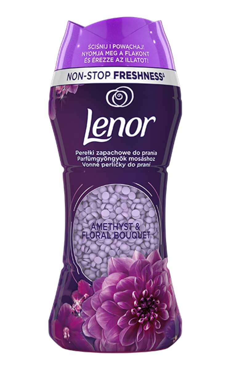 LENOR LENOR Amethyst&Floral Bouquet aromātiskās granulas veļas aromatizēšanai, 210g 210 g