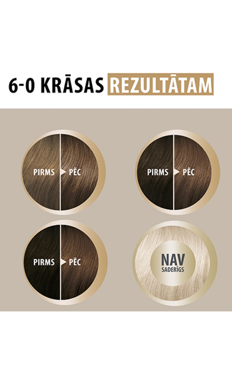 CRÈME SUPREME краска для волос, 6-0 Natural Dark Blonde