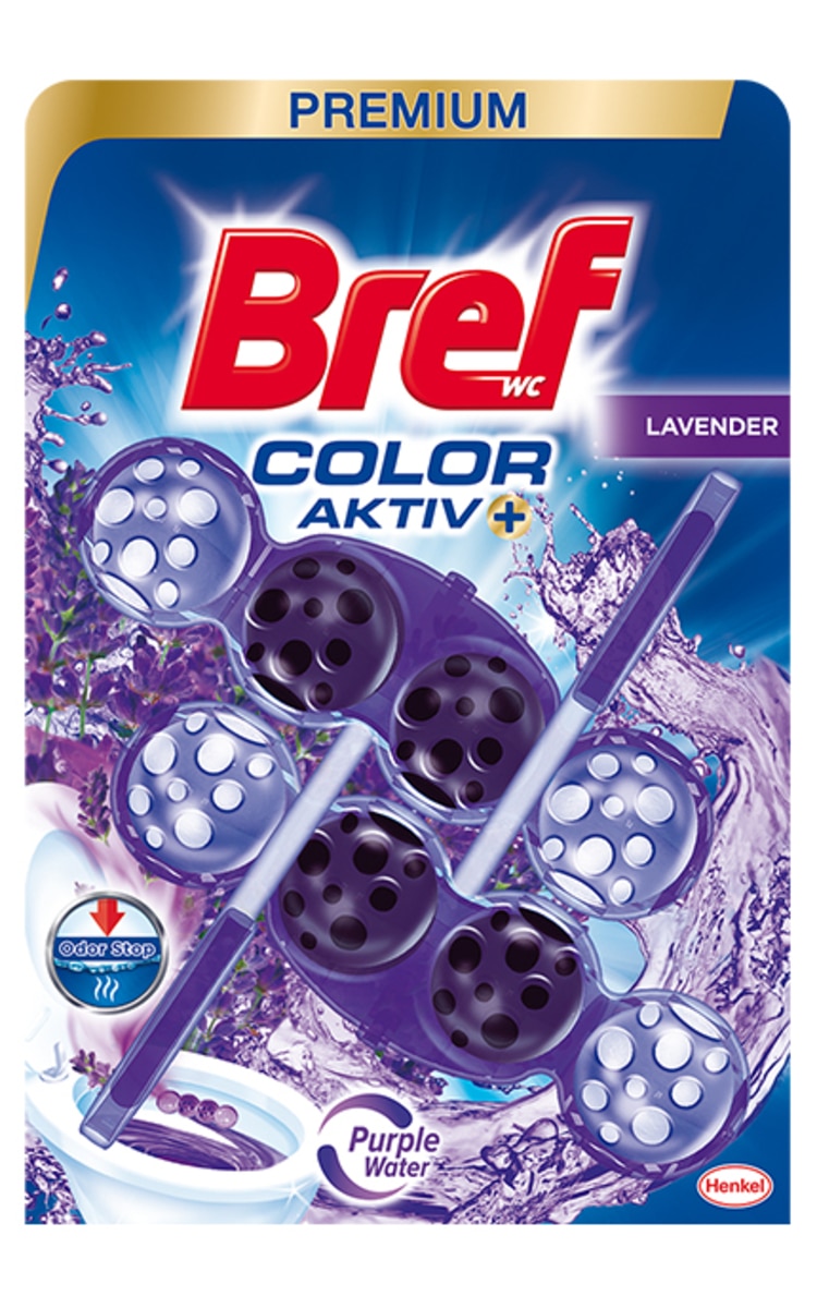 BREF BREF Power Aktiv Lavender tualetes bloks, 2x50g 100 g