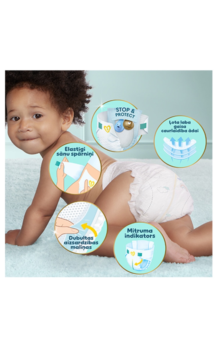 PAMPERS PAMPERS Premium Care Maxi4 autiņbiksītes, 9-14kg, 52gab. 52 gab.