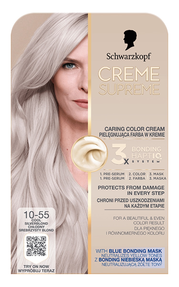 CRÈME SUPREME краска для волос, 10-55 Cool Silverblond