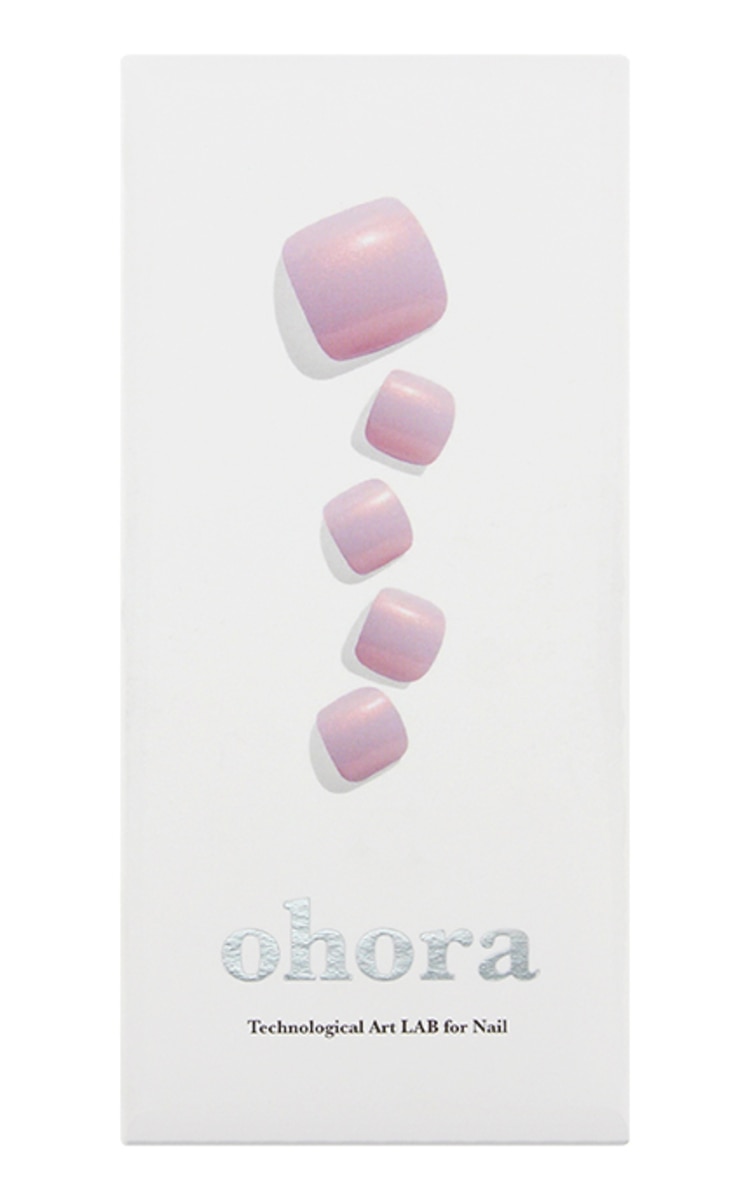 OHORA OHORA Semi Cured Gel Pedicure Strips (P Ballerina) набор гелевых наклеек для для педикюра, 30 наклеек