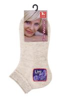 LION Женские короткие носки из льна 5064, 39-42