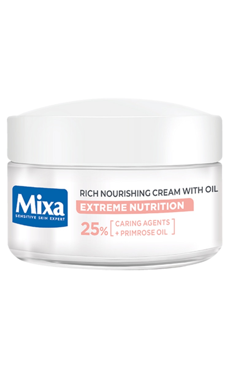 MIXA MIXA Anti-Dryness barojošs krēms ar naktssveces eļļu, 50ml 50 ml