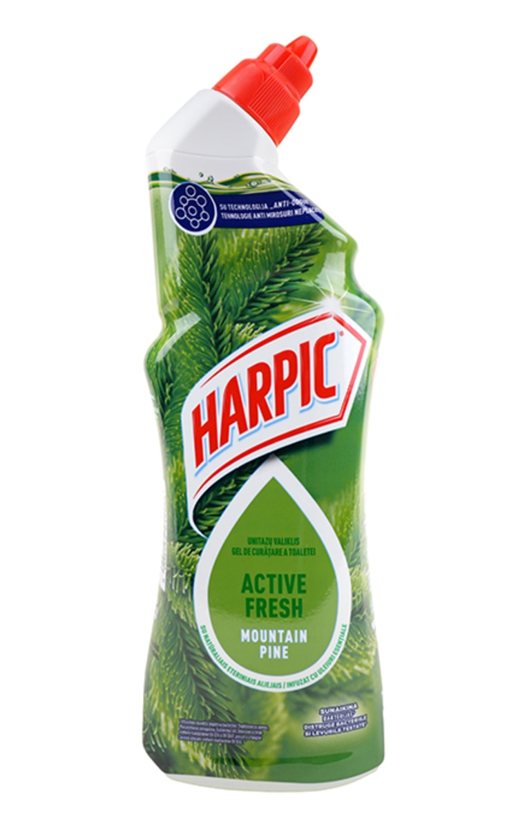 HARPIC HARPIC Active Fresh Pine līdzeklis tualetes poda tīrīšanai, 750ml 750 ml