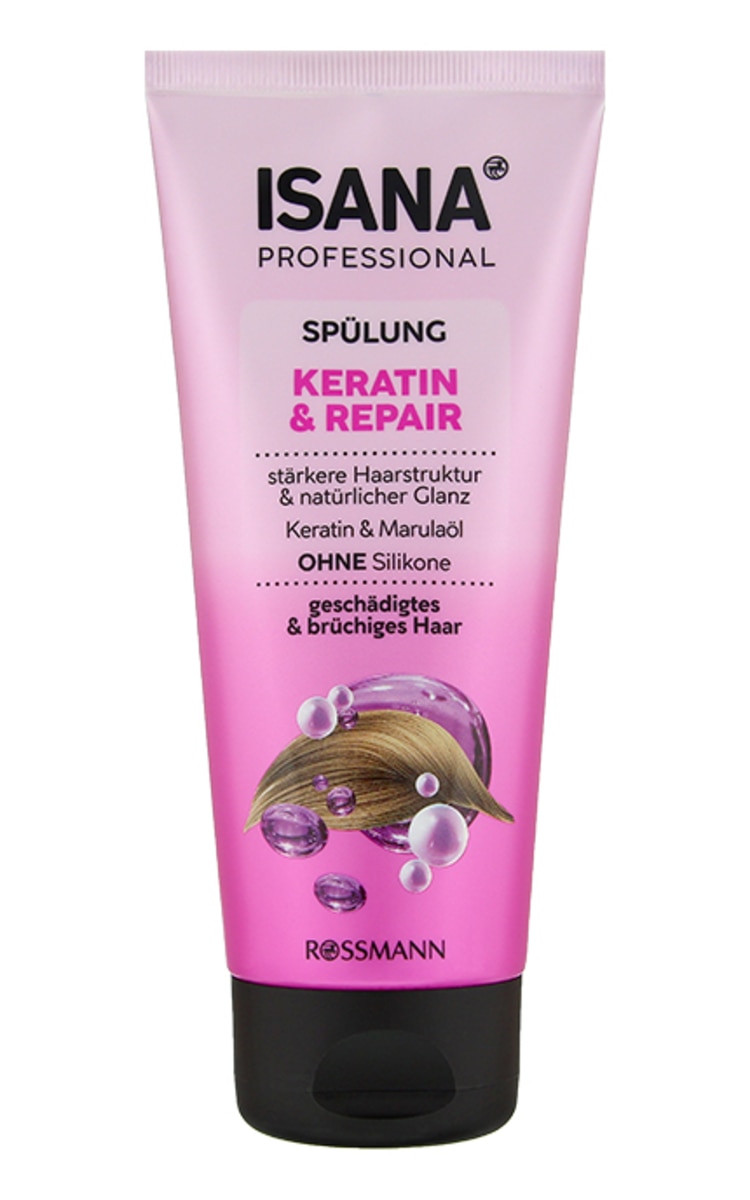 ISANA PROFFESIONAL ISANA PROFESSIONAL Keratin&Repair kondicionieris bojātiem matiem, 200ml 200 ml