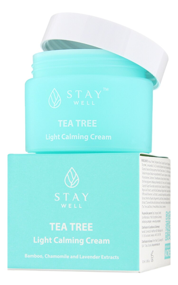 STAY WELL STAY WELL Vegan Tea Tree mitrinošs krēms sejas ādai, 50ml 50 ml