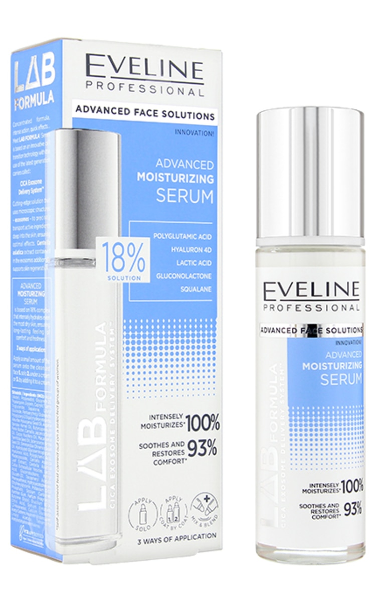EVELINE EVELINE Lab Formula увлажняющая сыворотка для лица, 30мл