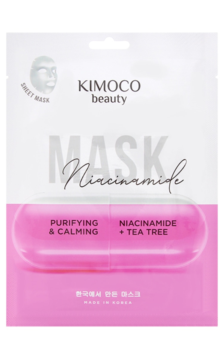 KIMOCO KIMOCO Beauty Niacinamide+Tea Tree auduma maska sejai, 23ml