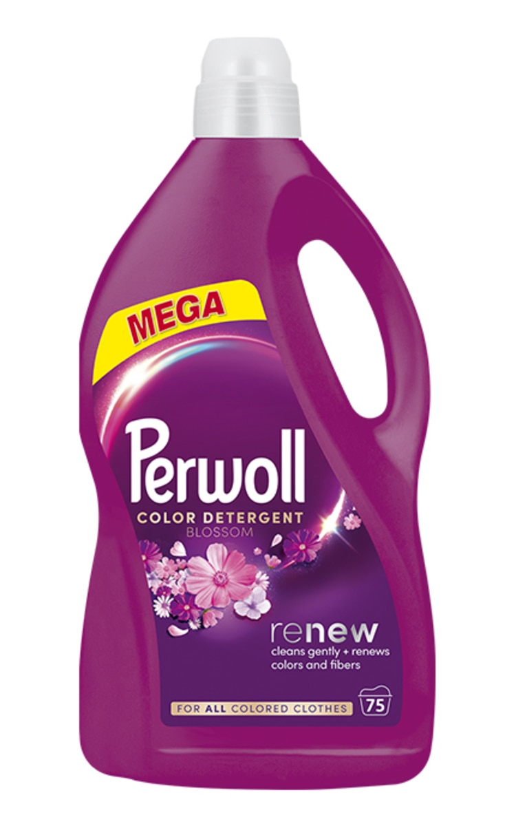  PERWOLL  PERWOLL Color Detergent Renew Blossom veļas mazgāšanas līdzeklis, 3750ml 