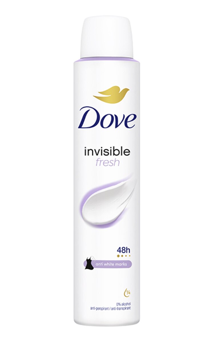 DOVE DOVE Invisible Fresh 48H распыляемый антиперспирант, 200мл