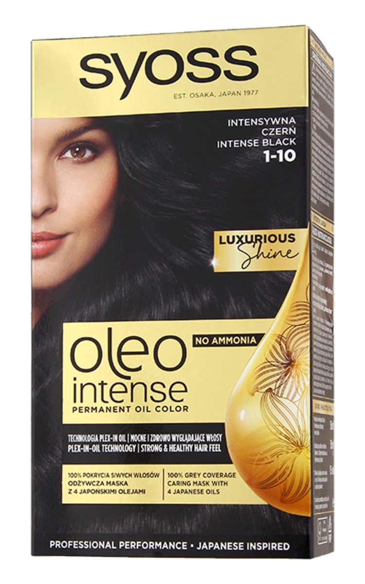 SYOSS OLEO SYOSS Oleo краска для волос, 1-10 Intense Black 1 шт