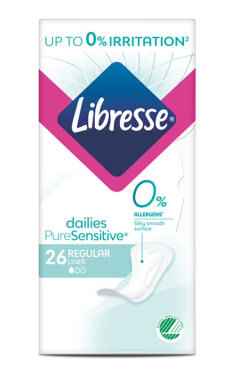 LIBRESSE LIBRESSE Pure Sensitive Regular Liner ежедневные прокладки, 26шт. 26 шт