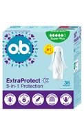 O.B. ExtraProtect Super Plus higiēniskie tamponi, 36gab. O.B. undefined O.B. ExtraProtect Super Plus higiēniskie tamponi, 36gab.