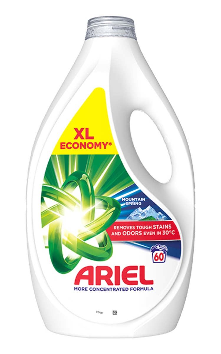 ARIEL ARIEL Mountain Spring šķidrais veļas mazgāšanas līdzeklis, 2.7l