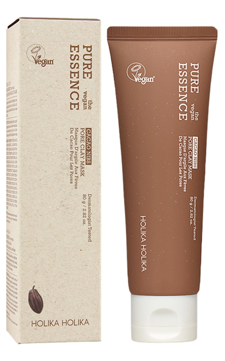 HOLIKA HOLIKA HOLIKA HOLIKA Pure Essence The Vegan Cacao Nibs māla maska sejai, 80g 80 g