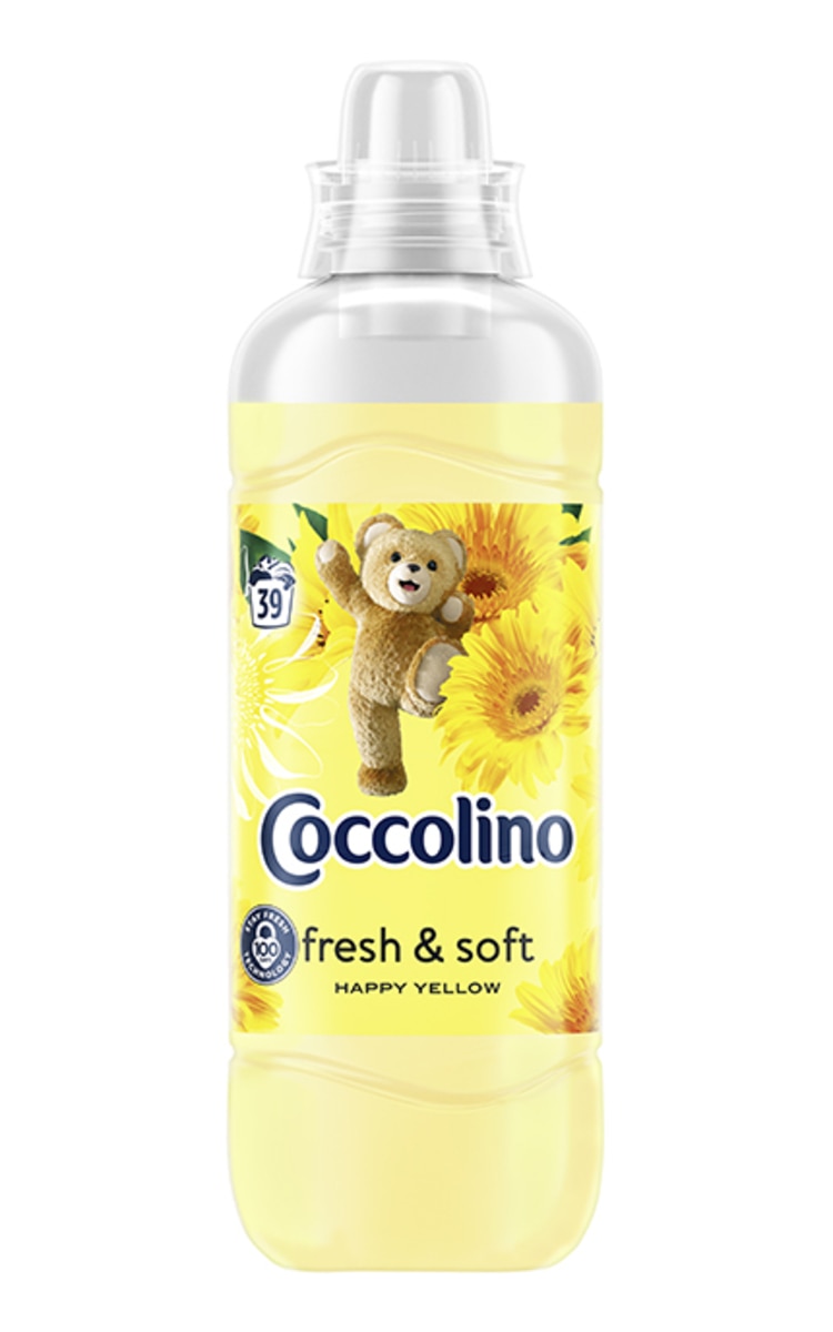 COCCOLINO COCCOLINO Fresh&Soft Happy Yellow veļas mīkstinātājs, 975ml 975 ml