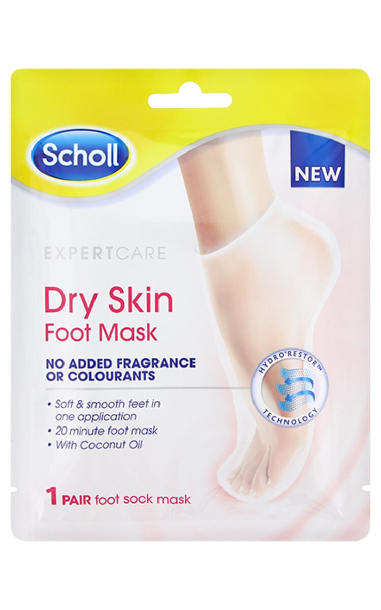 SCHOLL SCHOLL Dry Skin pēdu maska-zeķītes ar kokosriekstu eļļu, 1pāris 1 gab.