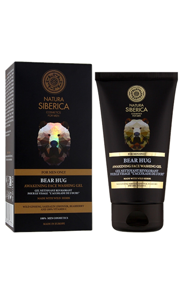 NATURA SIBERICA MEN NATURA SIBERICA MEN Bear Hug attīrošs sejas gels, 150ml