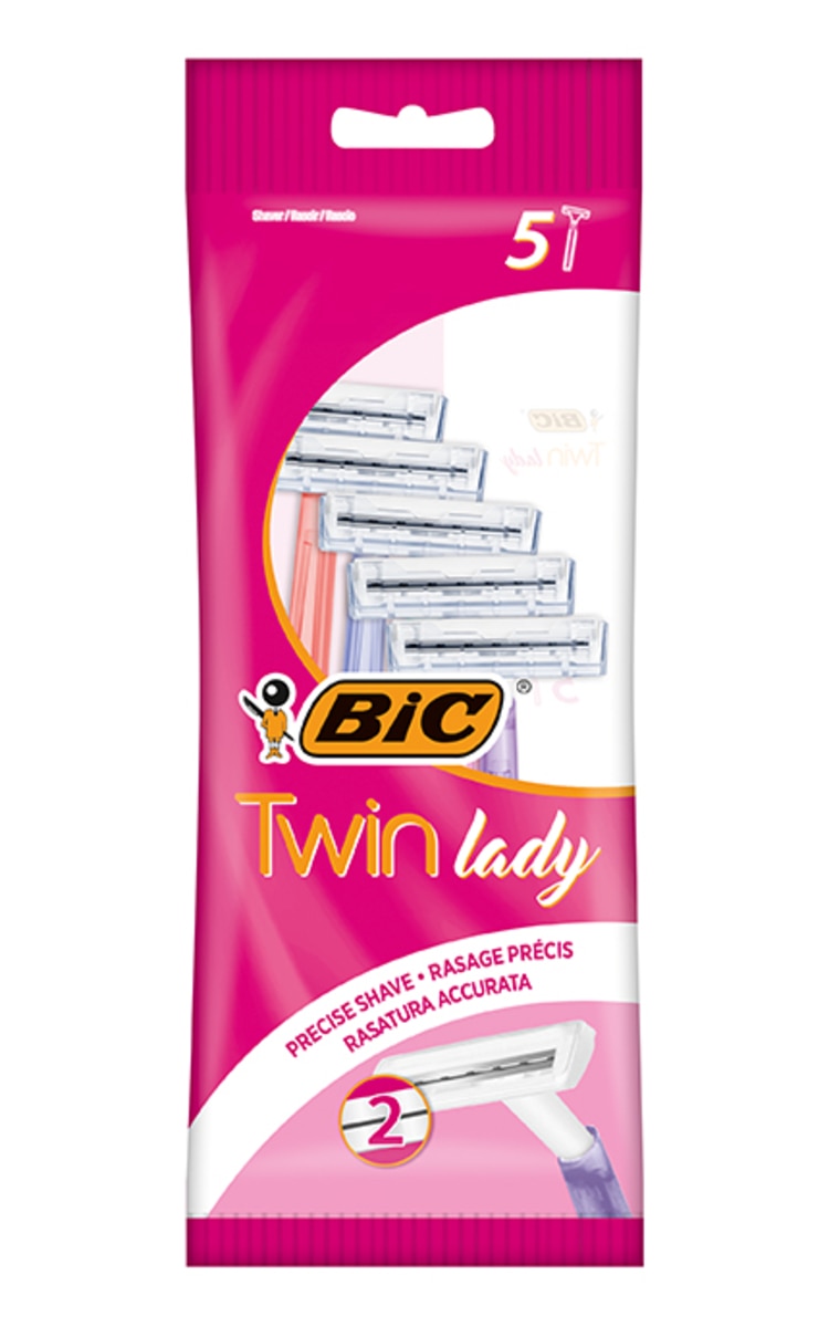 BIC BIC Twin Lady одноразовые женские бритвенные станки, 5шт. 5 шт