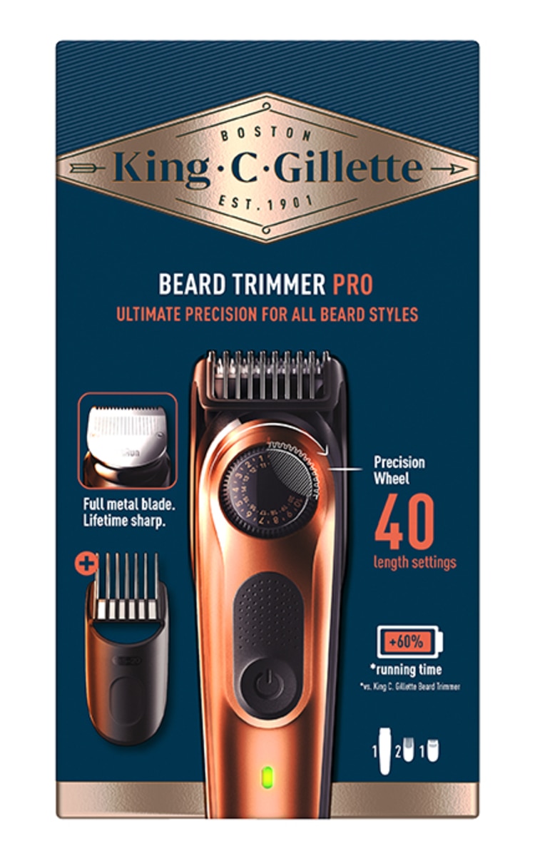 GILLETTE KING C.GILLETTE PRO мужской триммер для бороды