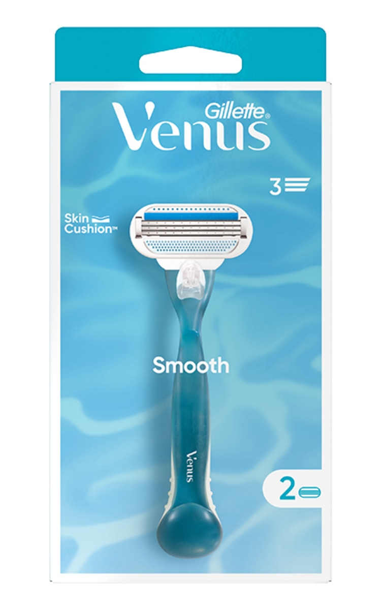 GILLETTE GILLETTE Venus Smooth skuveklis sievietēm + 2 kasetnes 1 gab.