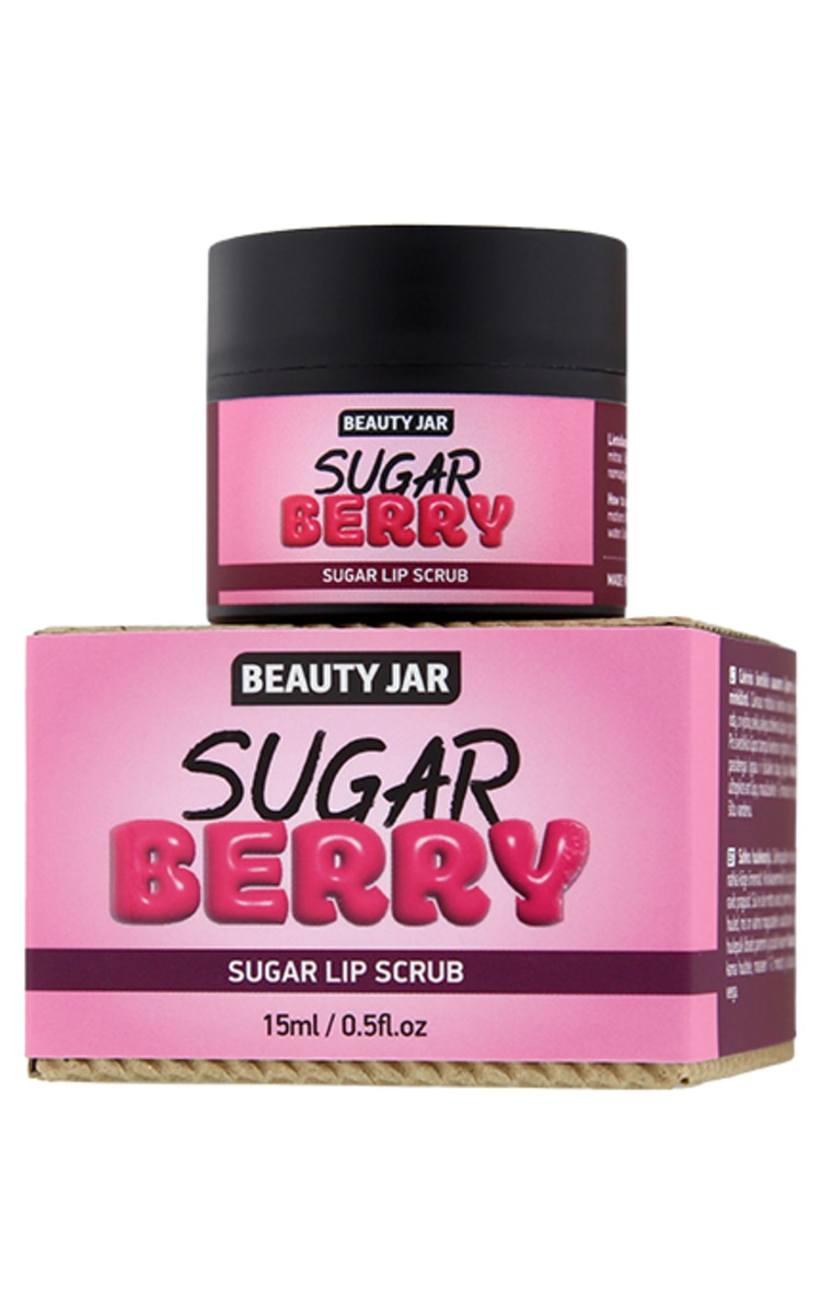 BEAUTY JAR BEAUTY JAR Sugar Berry cukura skrubis lūpām, 15ml 15 ml