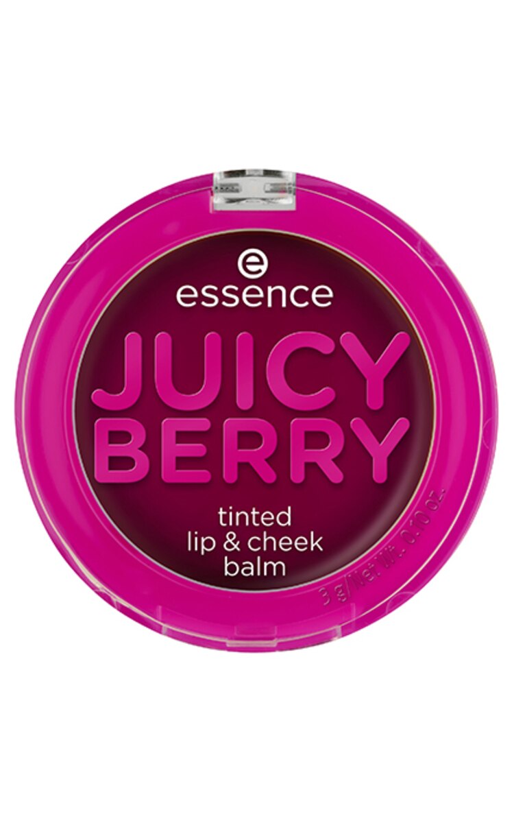 ESSENCE ESSENCE Juicy Berry tonējošais lūpu un vaigu balzams, 3g