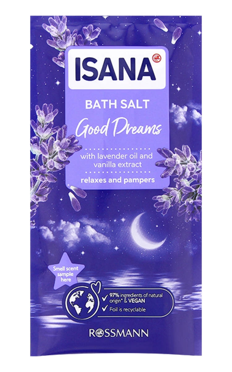 ISANA ISANA Lavender Oil&Vanilla соль для ванны, 80г