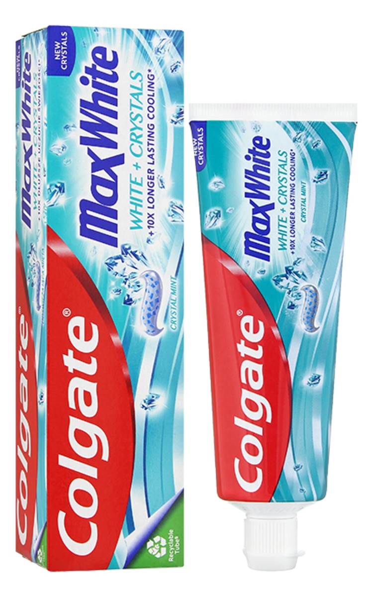 COLGATE COLGATE Max White White Crystals zobu pasta, 75ml 75 ml