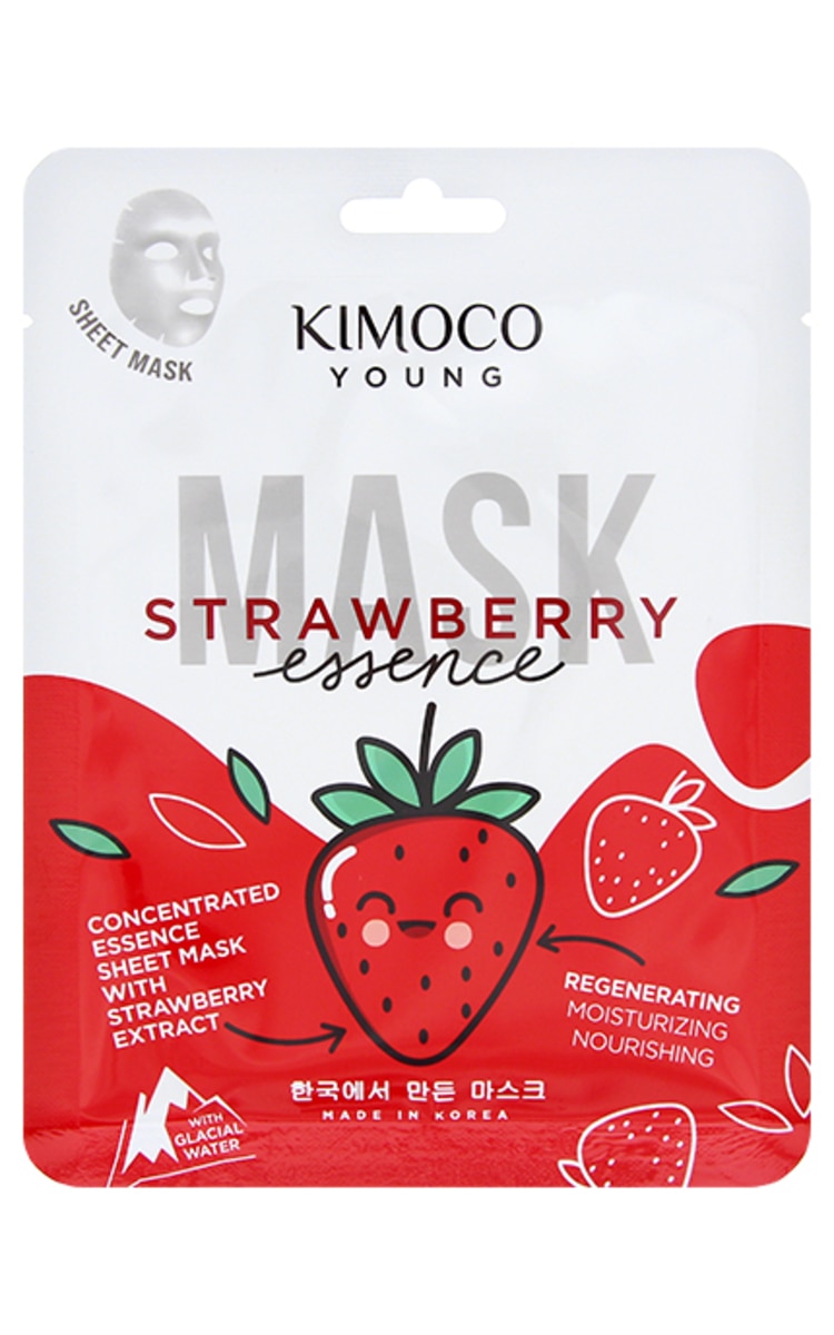 KIMOCO KIMOCO YOUNG Strawberry Essence тканевая маска для лица, 25мл
