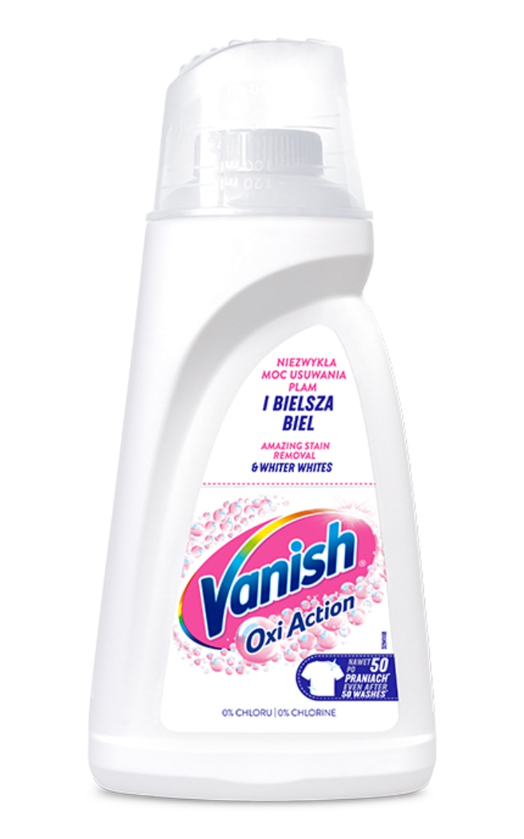 VANISH VANISH Oxi Action White жидкое средство для удаления пятен, 1л 1000 мл