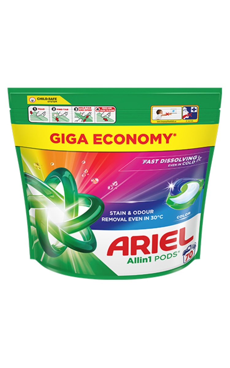 ARIEL ARIEL Color капсулы для стирки белья, 70шт.