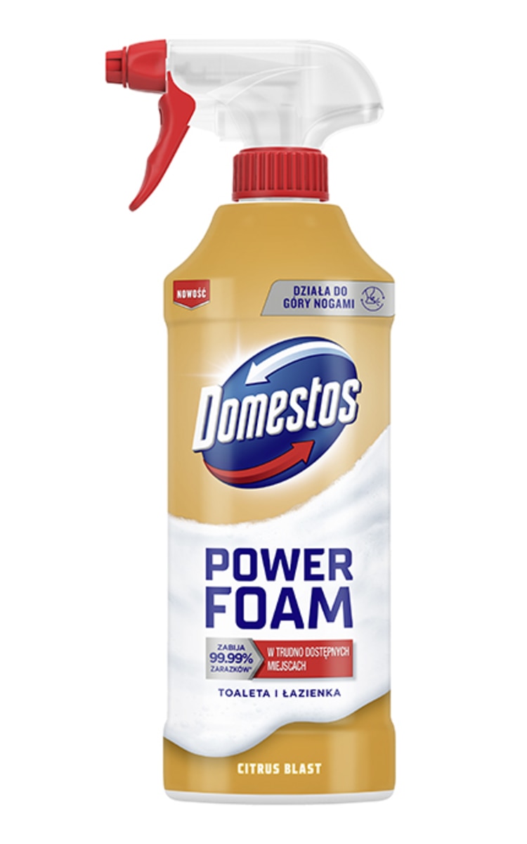 DOMESTOS DOMESTOS Tesla Citrus Blast putas tualetes tīrīšanai, 435ml 450 ml