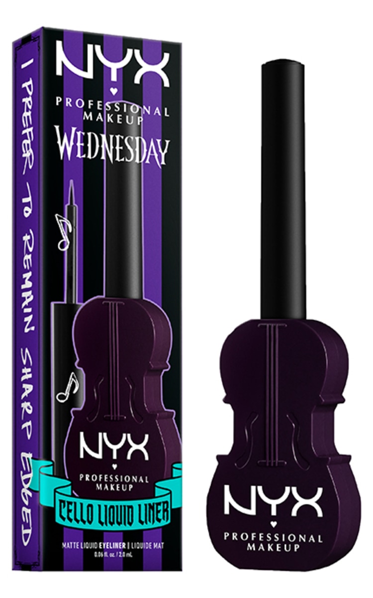 NYX PROFESSIONAL MAKEUP NYX PROFESSIONAL MAKEUP Wednesday Cello Matte acu laineris, 2ml Raven