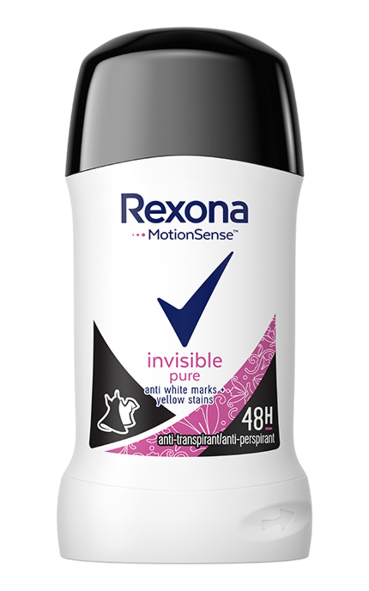 REXONA REXONA Invisible Pure antiperspirants-zīmulis, 40ml 40 ml