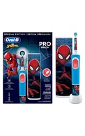 ORAL-B Vitality PRO Spiderman bērnu elektriskā zobu birste ar futlāri