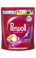 PERWOLL Color Caps Renew veļas mazgāšanas kapsulas, 23gab.