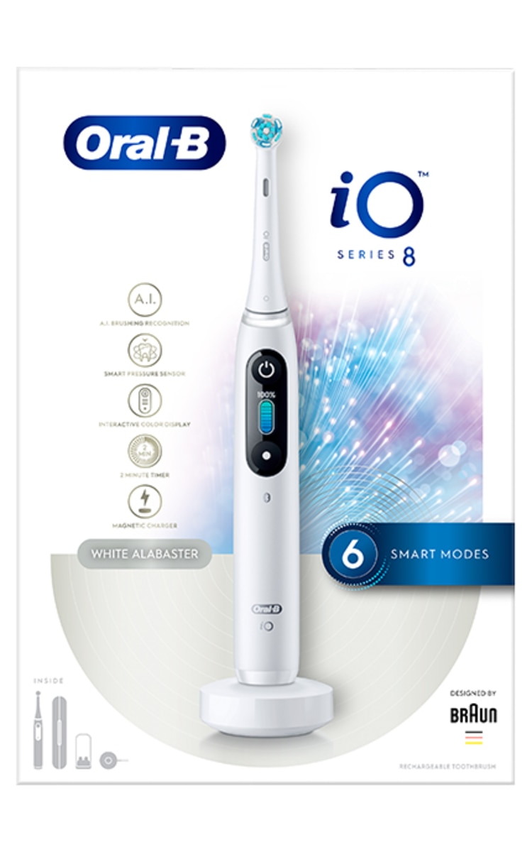 ORAL B ORAL-B iO Series 8 White Alabaster электрическая зубная щётка 1 шт