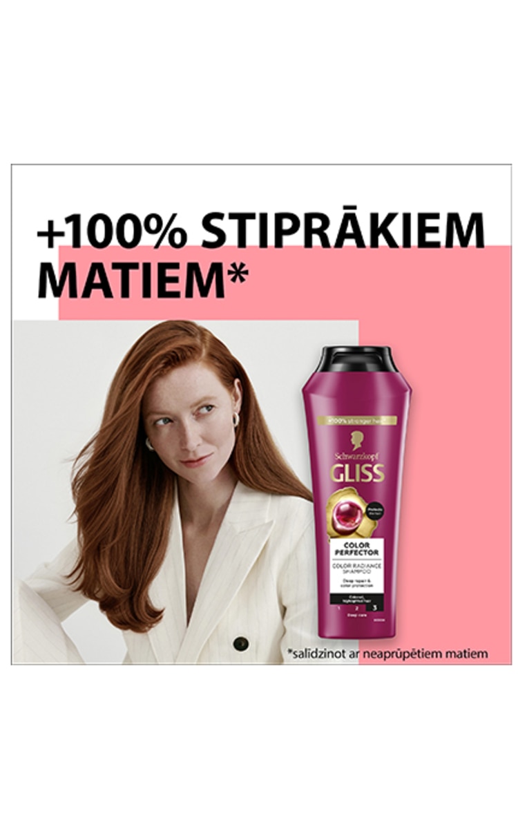 GLISS GLISS Colour Perfector šampūns matiem, 400ml 400 ml