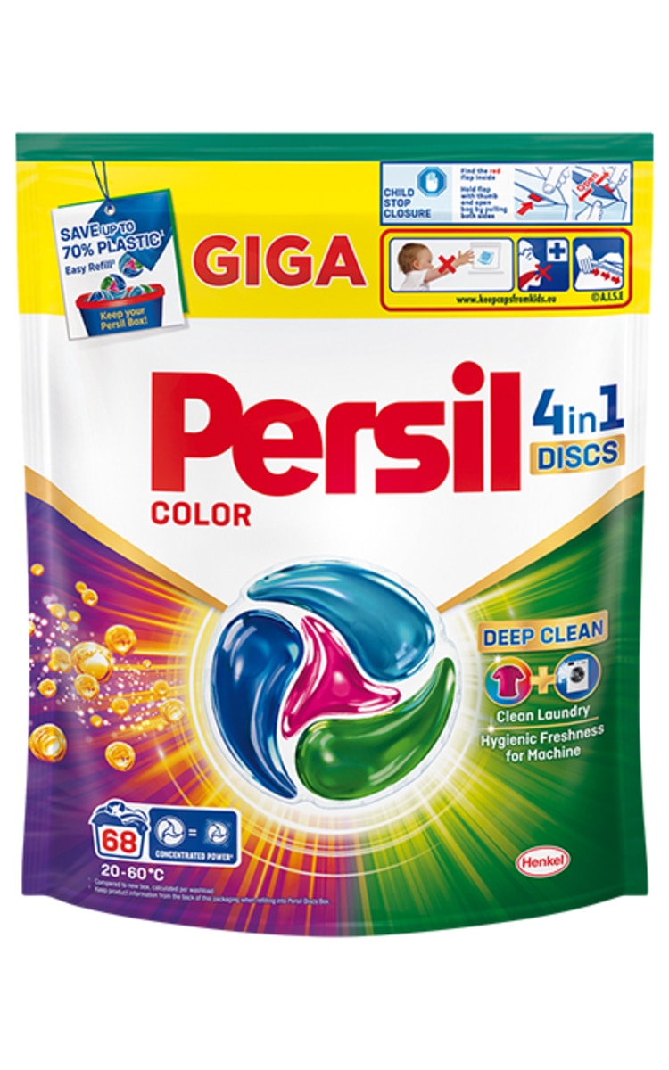 PERSIL PERSIL Discs Color капсулы для стирки белья, 68шт.